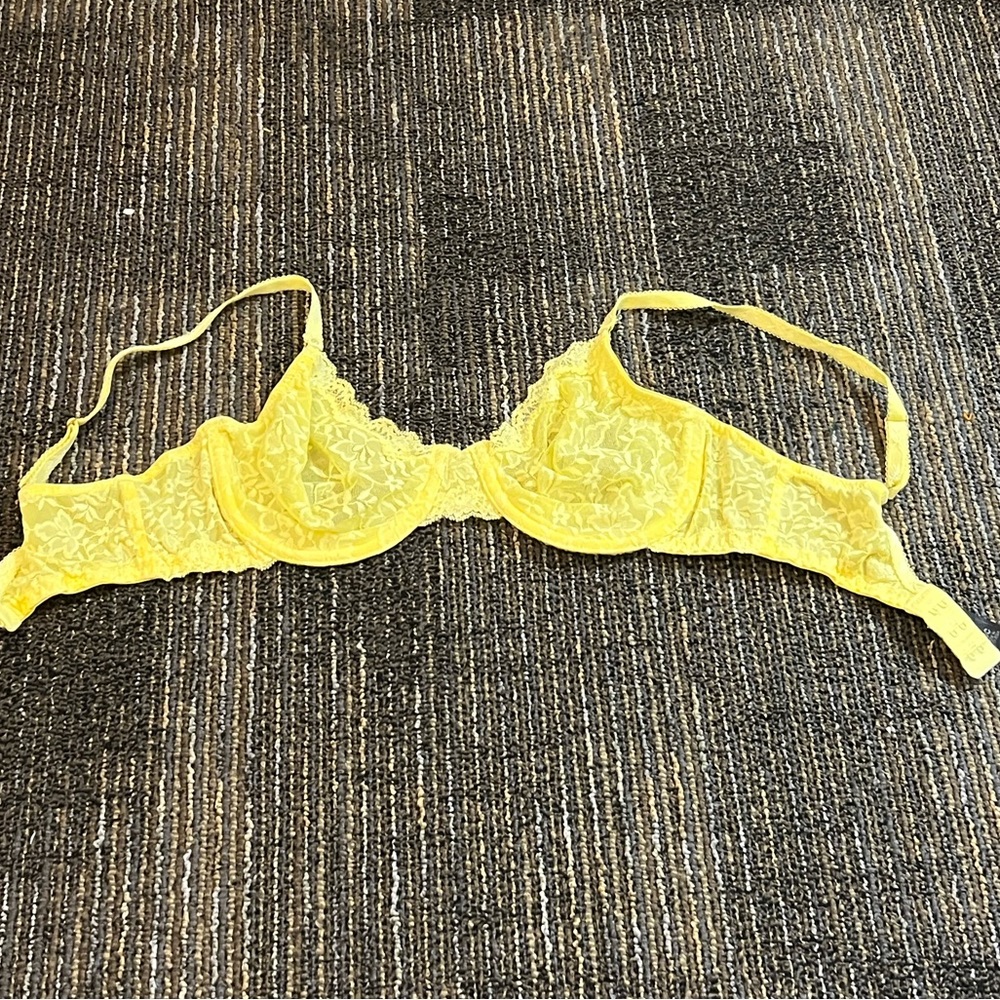 Secret treasures Yellow Lace Underwire Bra